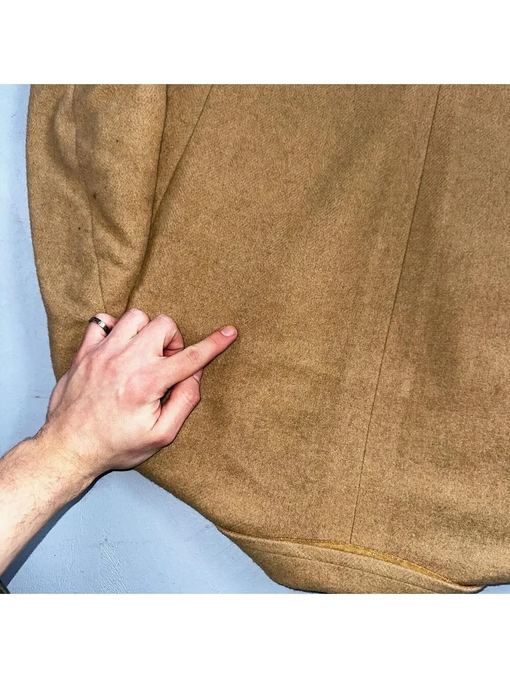 1970s Camel Hair Blazer Sport Coat Mens 38 Suit Jacket John Alexander VTG Union